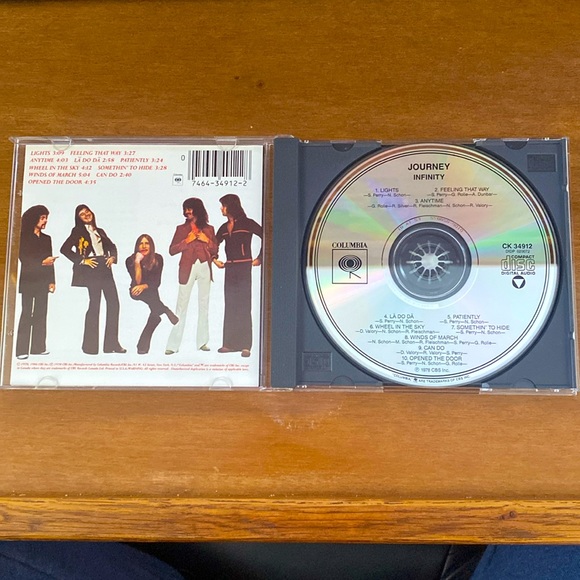 Columbia | Media | Vintage Journey Infinity Compact Disc Digital Audio ...